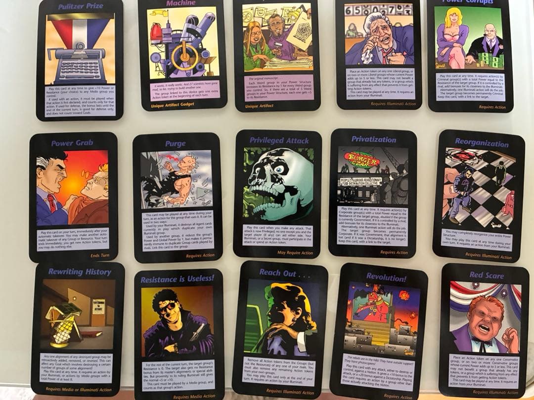 オリジナル版　限定品　イルミナティカード　60枚