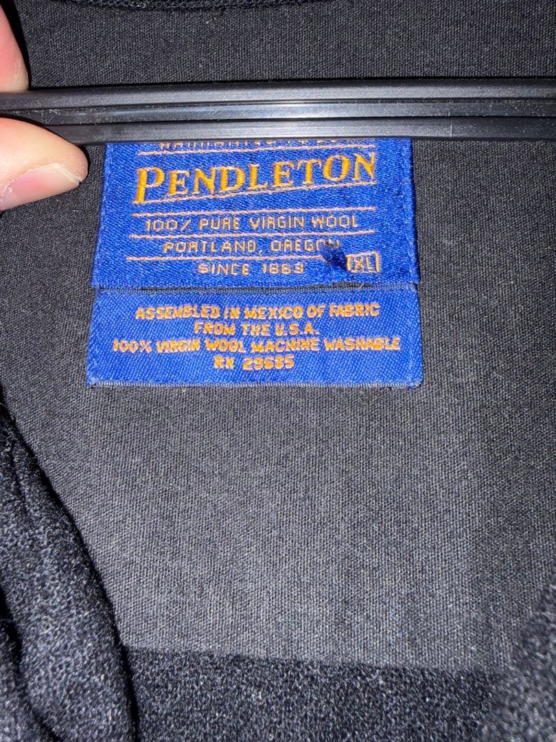 Pendleton ペンドルトン　ウールブラックシャツ