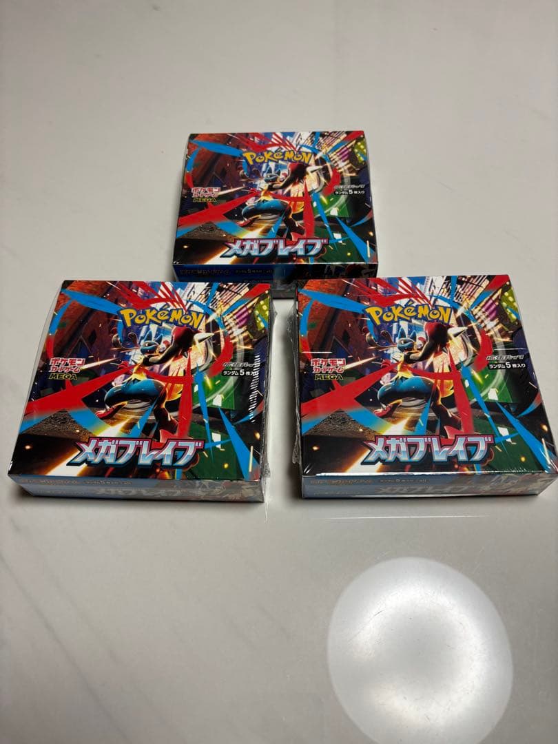 ポケモンカード メガブレイブ　3ボックス