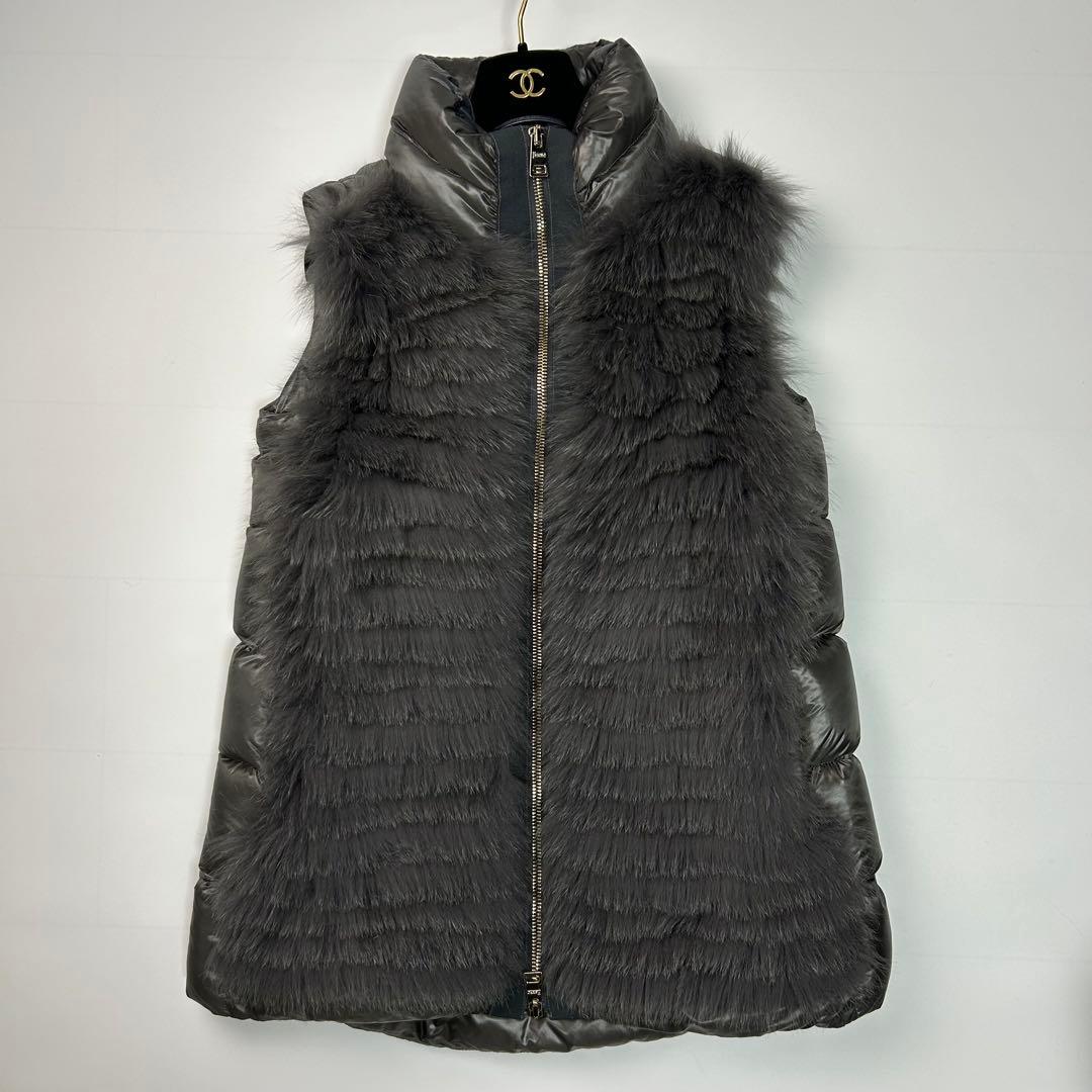 美品✨ HERNO ヘルノ ダウンジャケット 2way フォックス ファー
