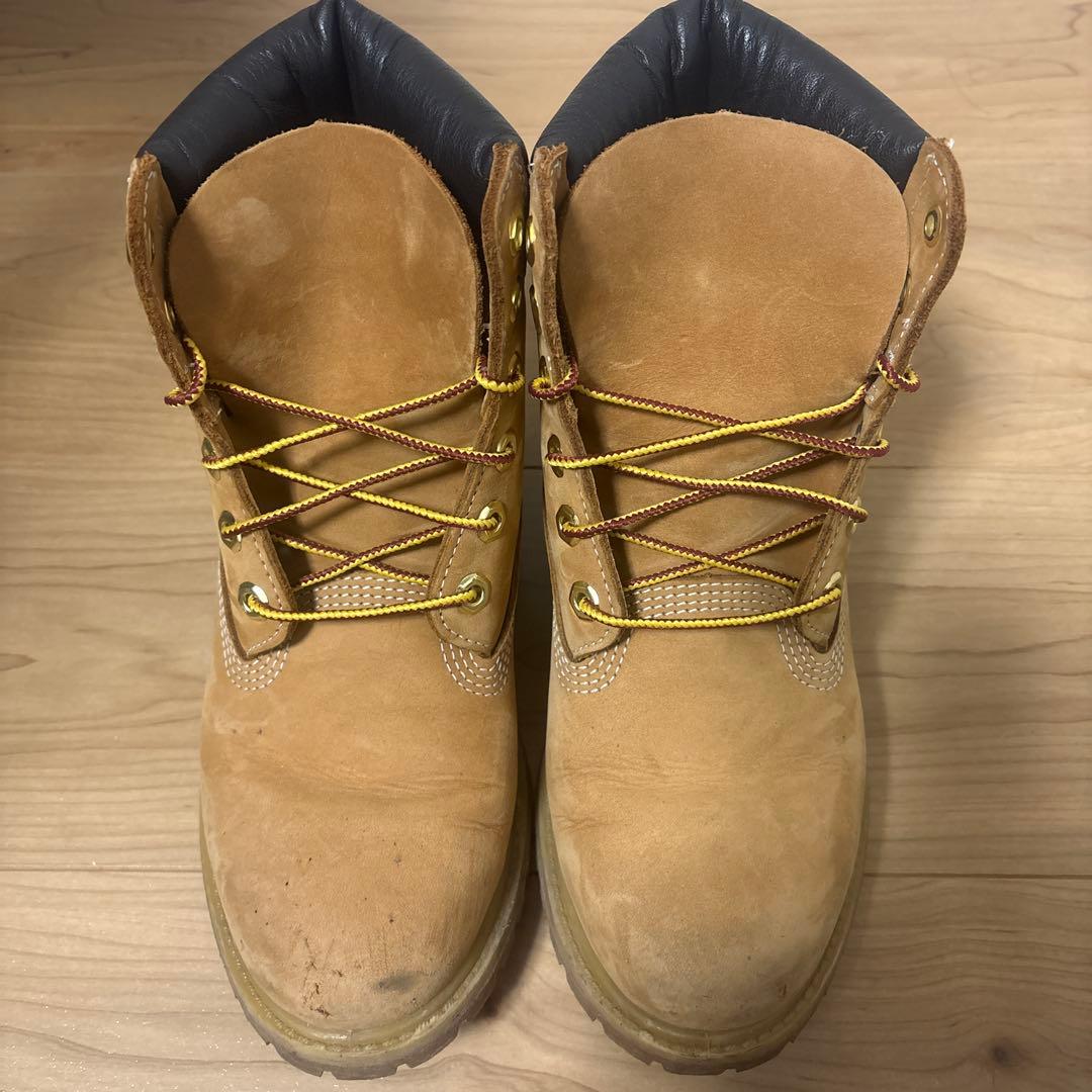 Timberland ベージュ スエード ワークブーツ