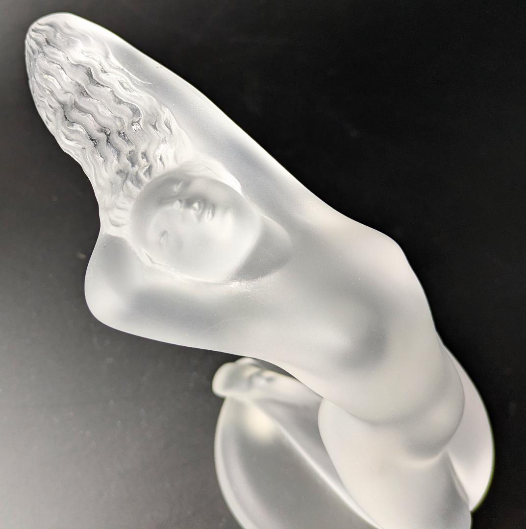 草*認様 ラリック カーマスコット 風の女神クリュシスカー美品 フランス アール