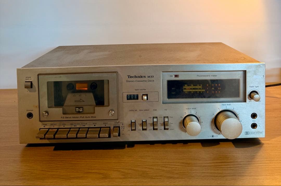 Technics M33 ステレオカセットデッキ⑯