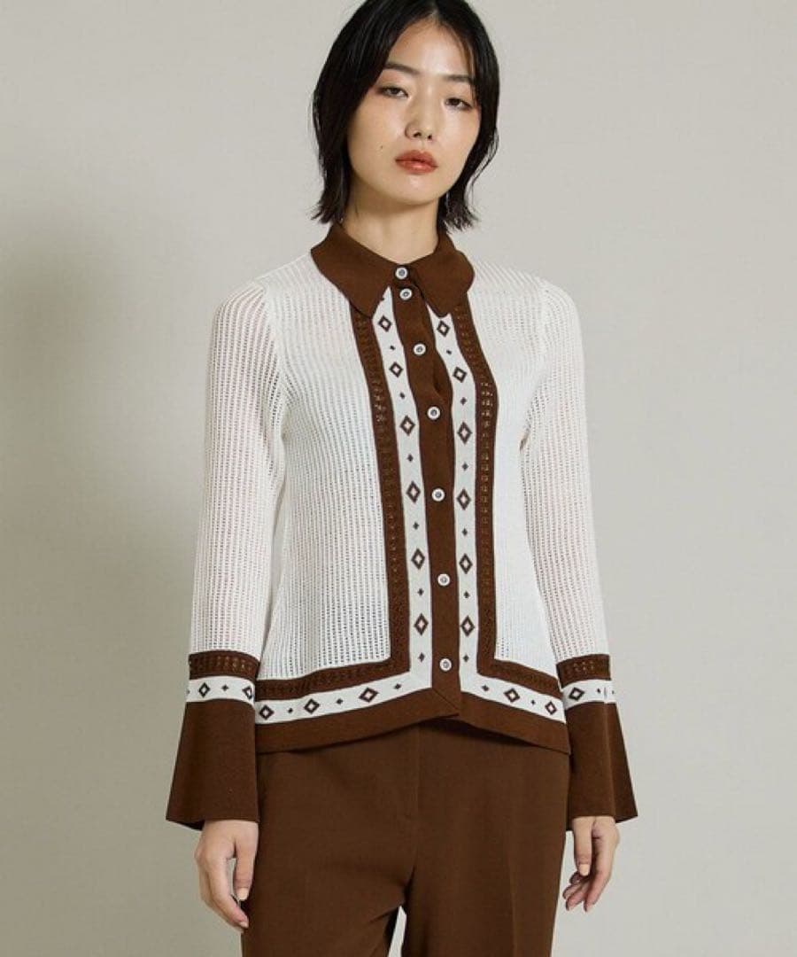 Mame Kurogouchi 21AW ニット　サイズ2 マメクロゴウチ