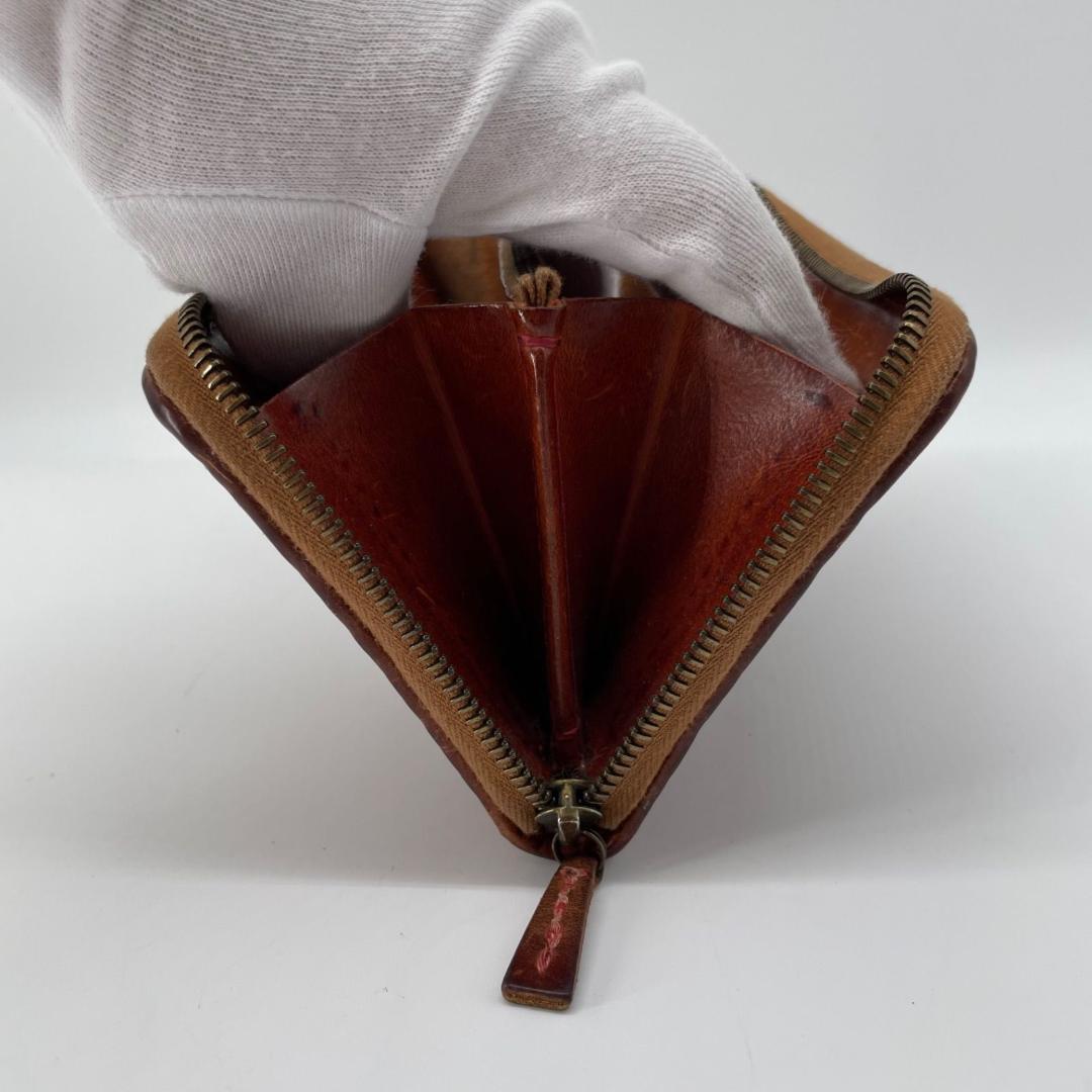 廃盤✨HENRY CUIR メッシュ 長財布 ラウンドファスナー ジップ レザー