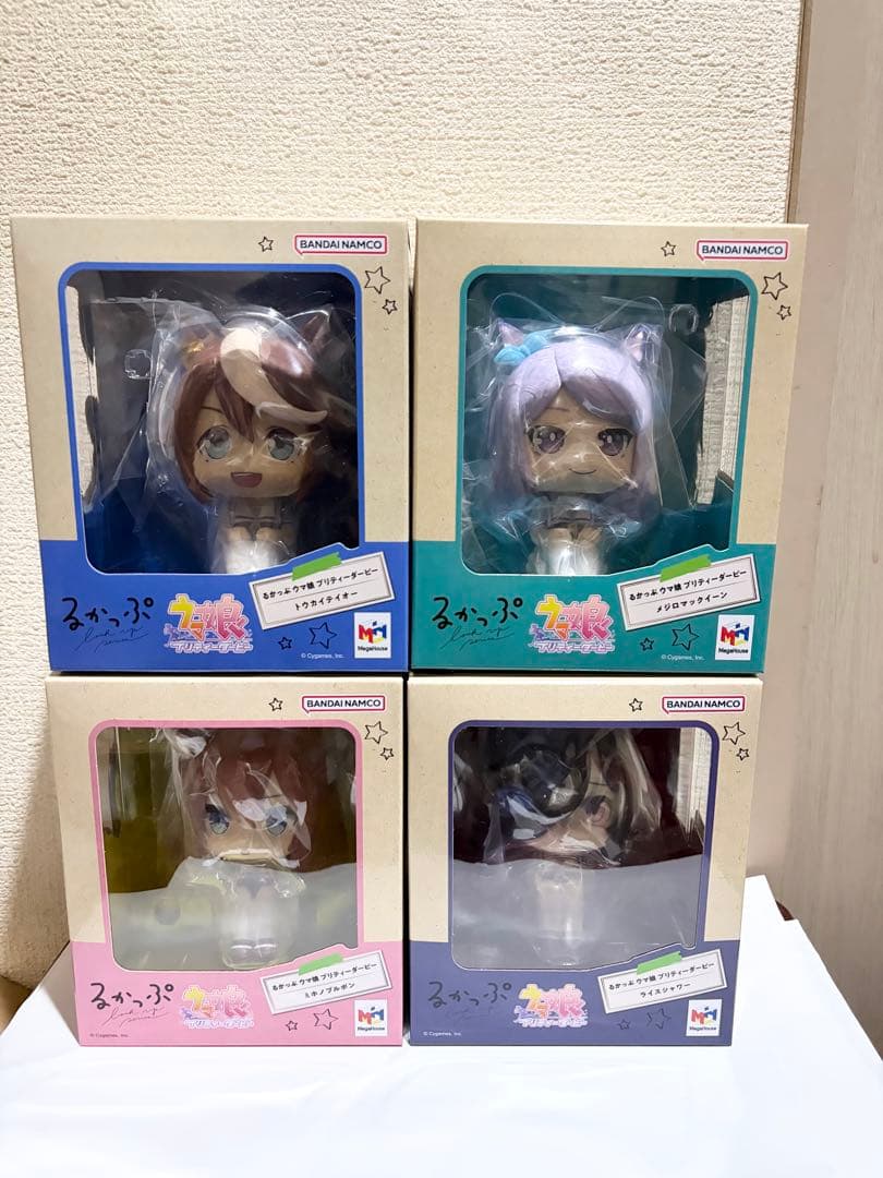ウマ娘　るかっぷ　4種セット　特典座布団付き　フィギュア　メガハウス