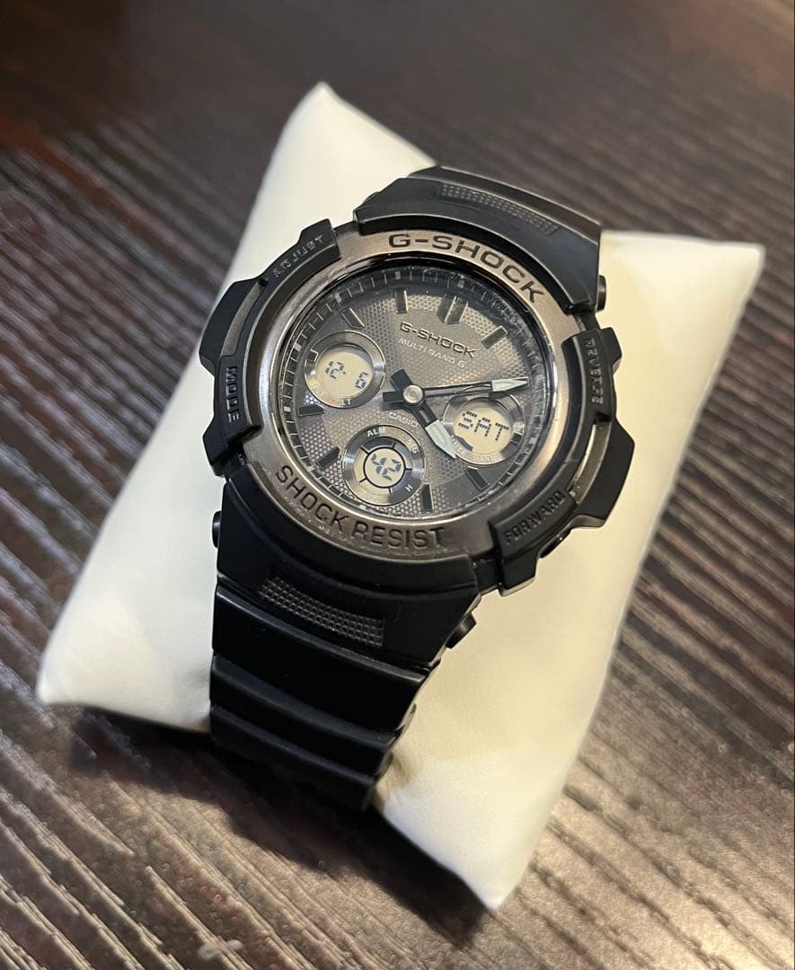 カシオ G-SHOCK 腕時計 ブラック AWG-M100SBB-1AJF