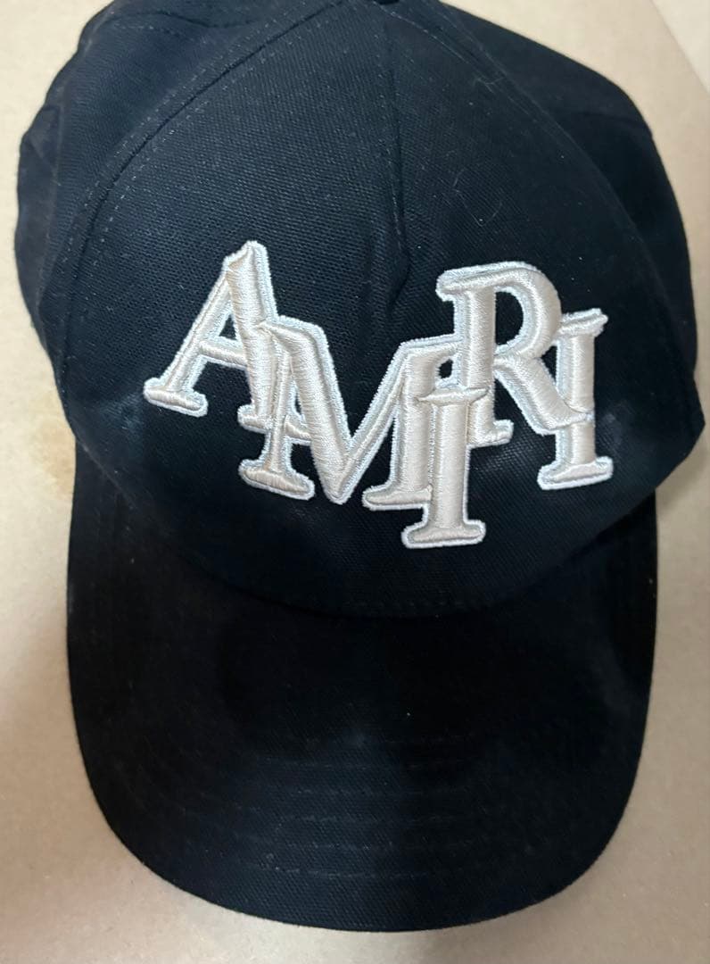 AMIRI ブラック ベースボールキャップ