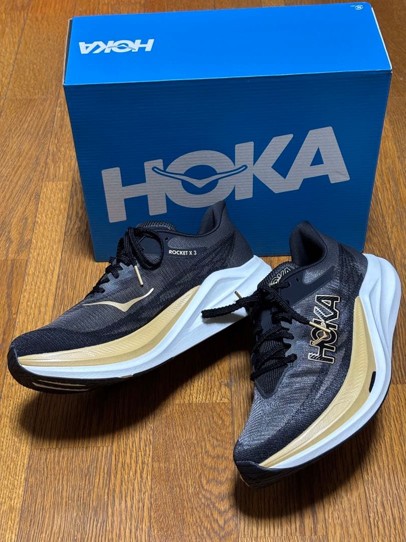 【新品】HOKA ROCKET X3 虎視眈々パック 27.5cm