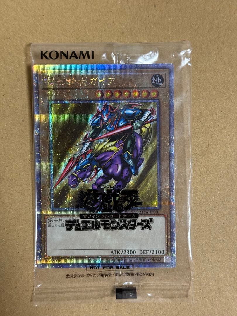 遊戯王　暗黒騎士ガイア　25thシークレットレア1枚