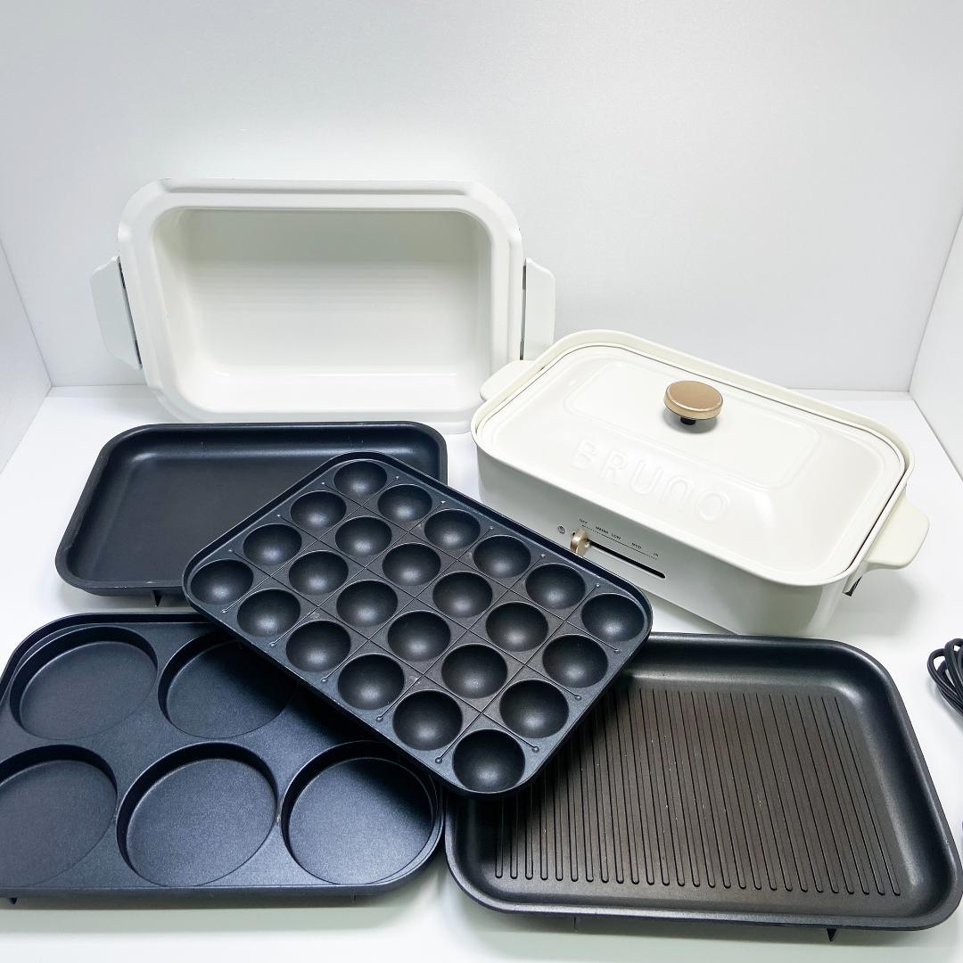 BRUNO BOE021 ブルーノ コンパクトホットプレート プレート5種セット
