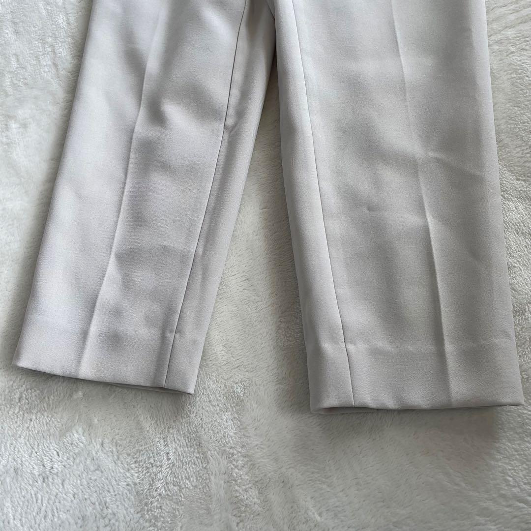 プラステ スーツ XS XXS ノーカラー パンツ セットアップ ベージュ