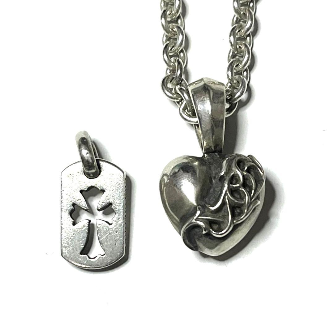 専用　クロムハーツ　ハートペンダントスモールwithベイル