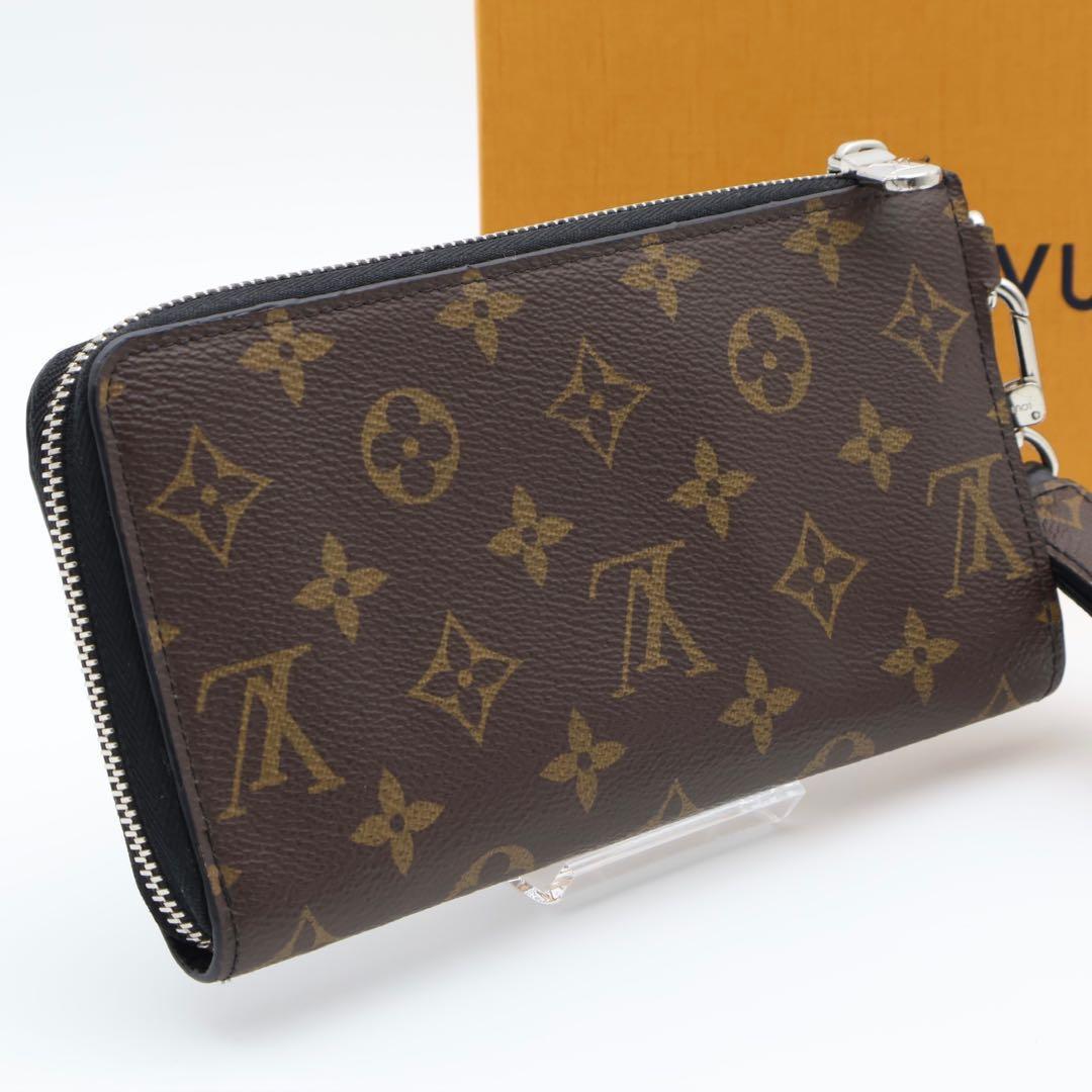 【SALE】ルイヴィトン　ジッピードラゴンヌ　モノグラムマカサー　長財布