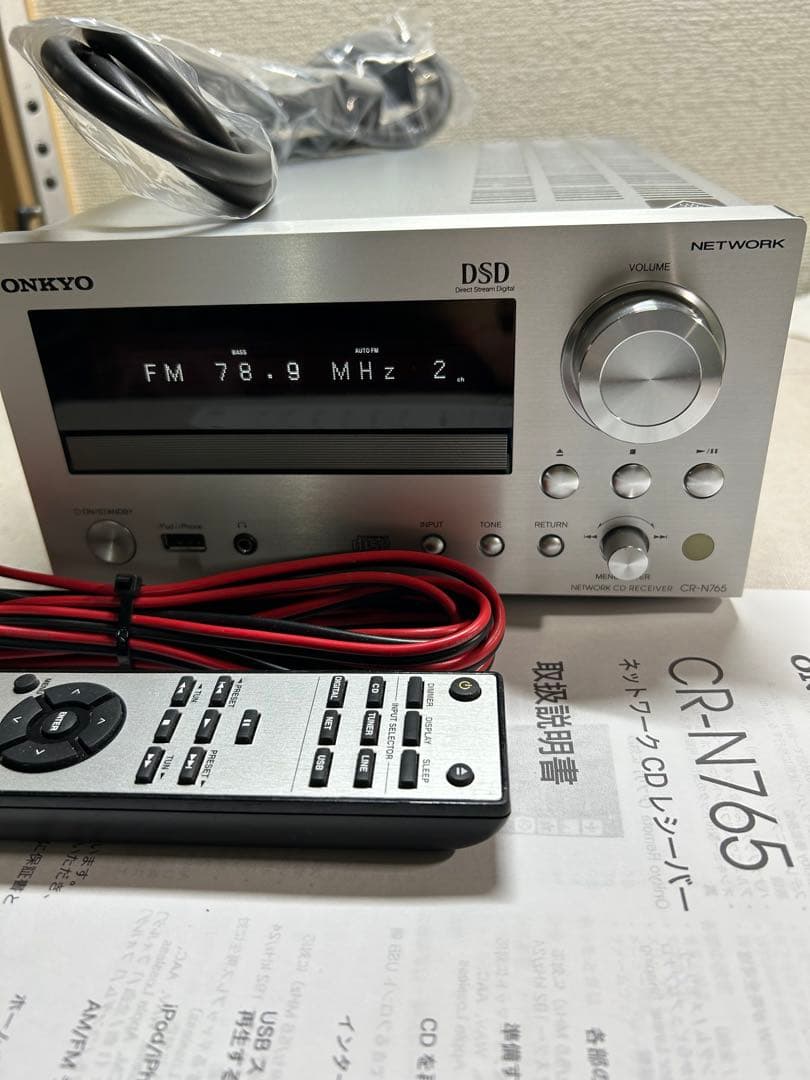 T16 整備ONKYO CR-N765 (S) ハイレゾネットワークレシーバー