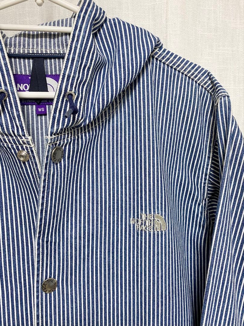 【ノースフェイス パープルレーベル】 ヒッコリーストライプ フィールドジャケット