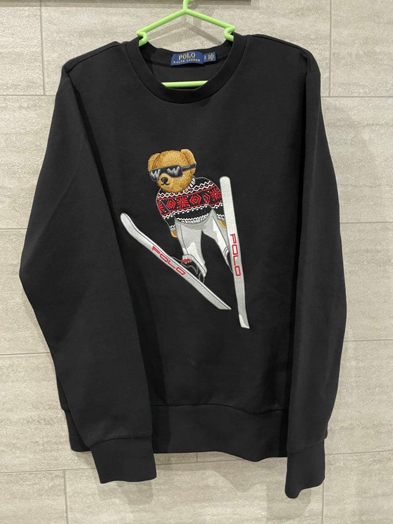 ポロベア　トレーナー　スキージャンパー　黒　Mサイズ