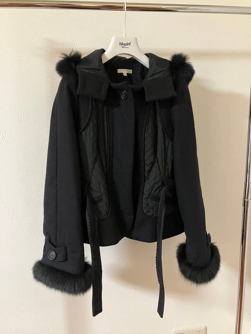 再お値下げ‼︎【PAULE KA】美品⭐︎フード付きコート