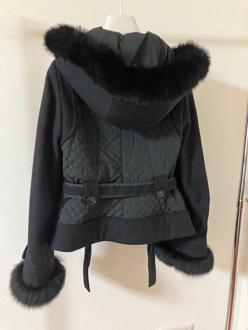 再お値下げ‼︎【PAULE KA】美品⭐︎フード付きコート