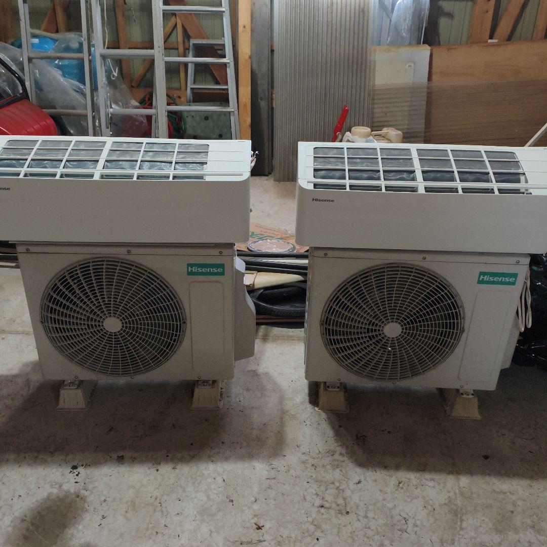 2021年製　Hisense HC-S22DE9 エアコン本体2台セット