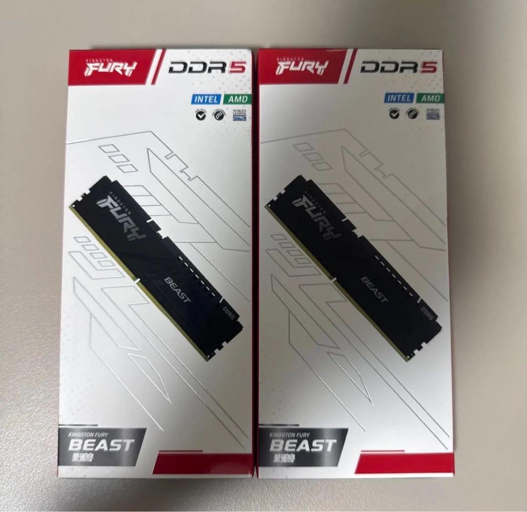メモリー Kingston FURY BEAST DDR5 6000Mhz 16GB x2