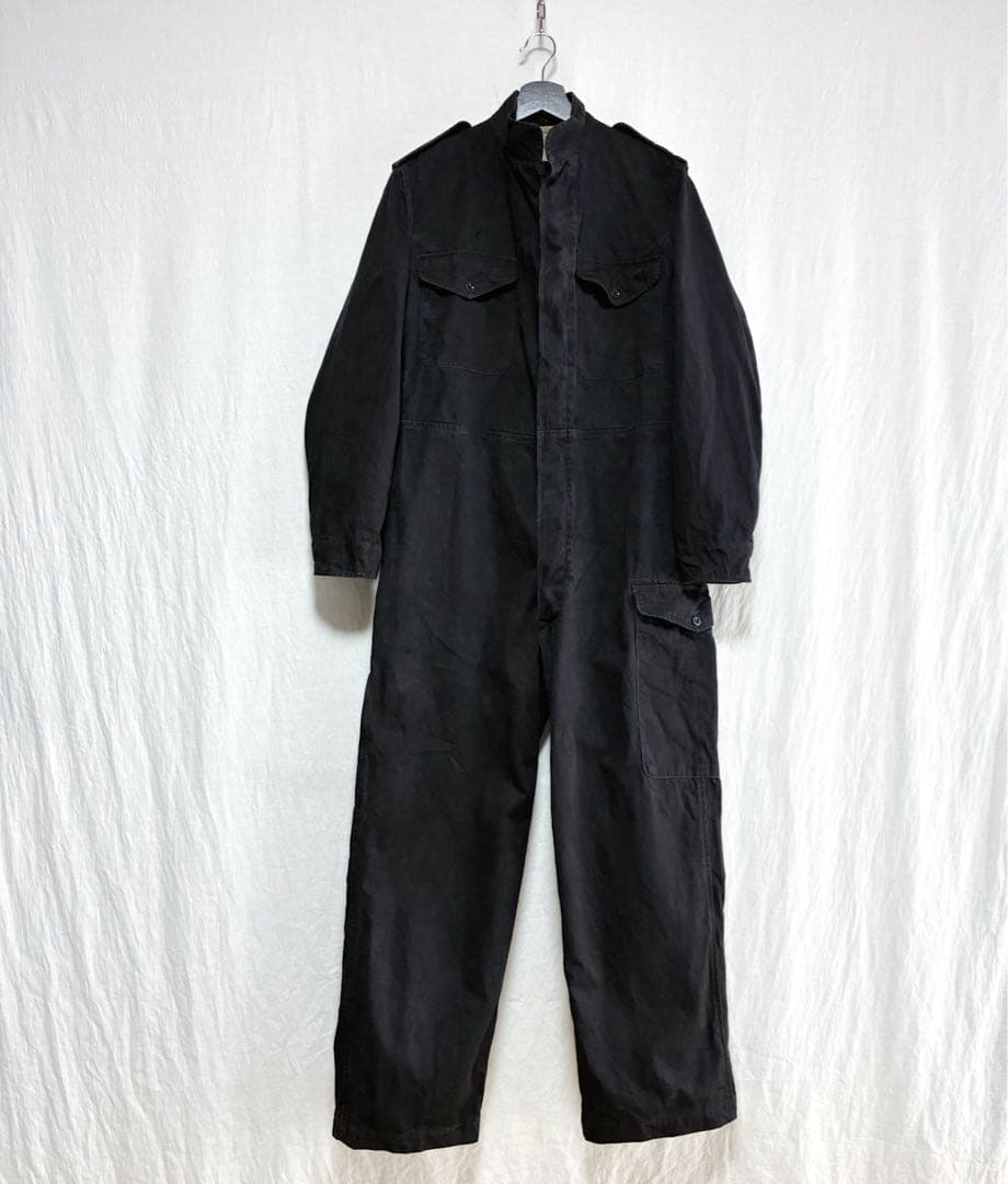 希少 美品 パキスタン軍 オールインワン つなぎ 黒 ブラック / イギリス軍
