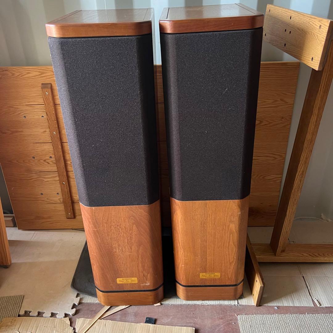 激レア！Pioneer 動作 品 ウォールナット スピーカーペア S-1000T