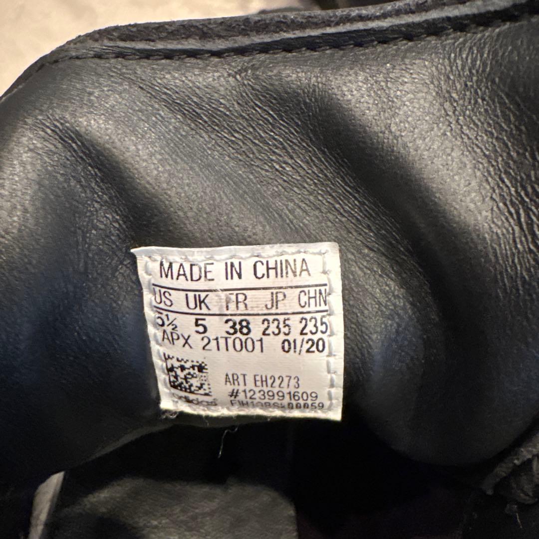 ブラック ハイカット シューズ US5Yohji、Y3正規品