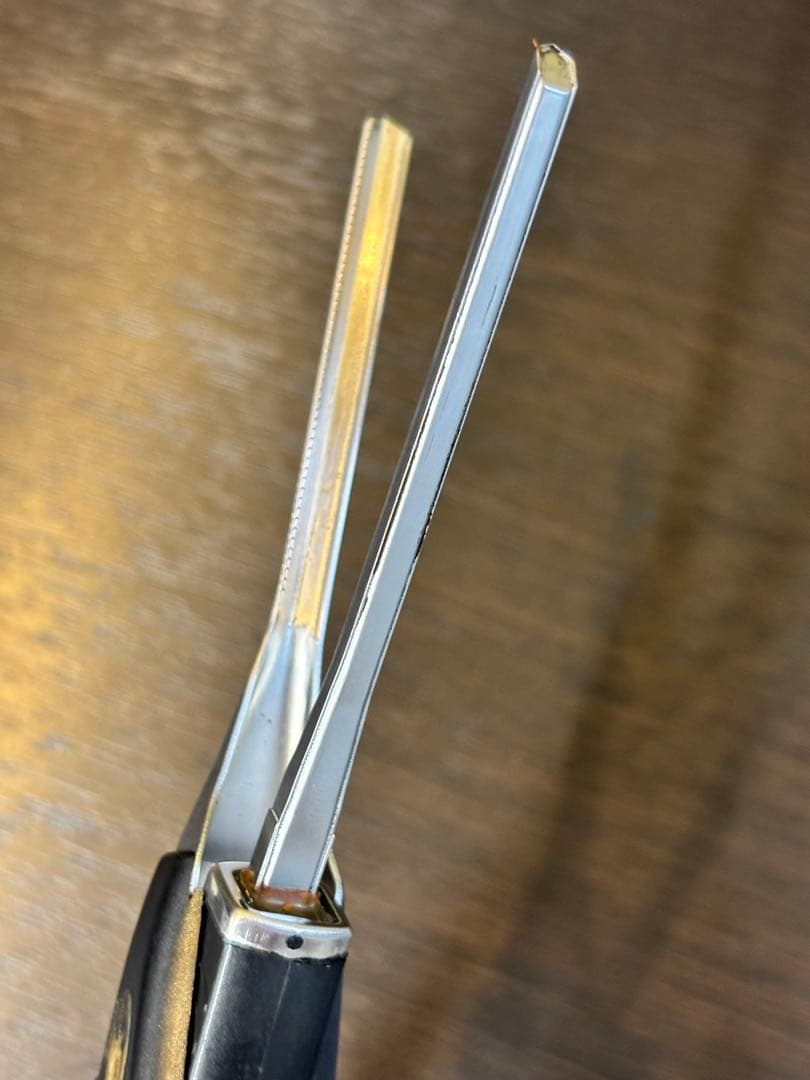 超美品LENZ 【α-3】レンツアイロン 5角3㎜アイロン　理容アイロン