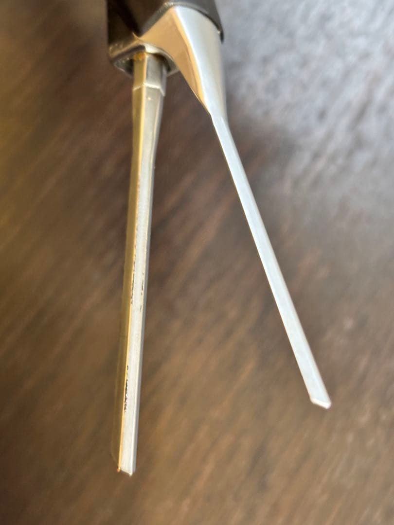 超美品LENZ 【α-3】レンツアイロン 5角3㎜アイロン　理容アイロン