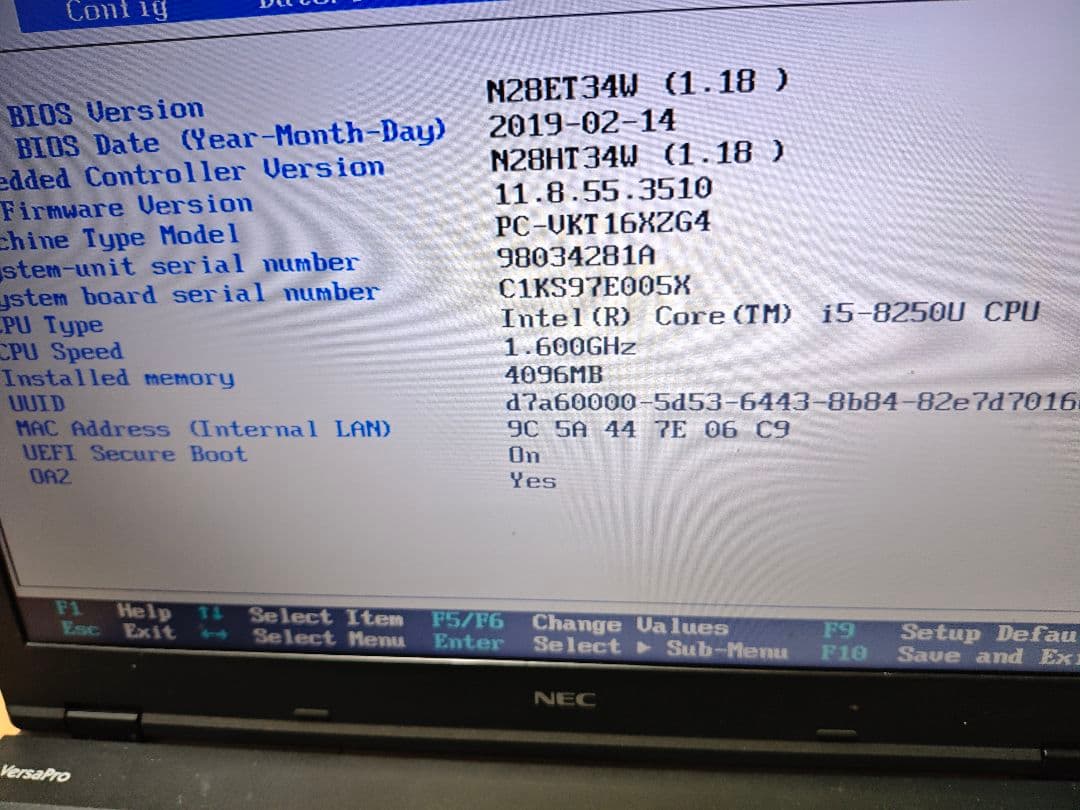 ス*い様 NEC 8世代core i5　3台セット　アダプタ付属