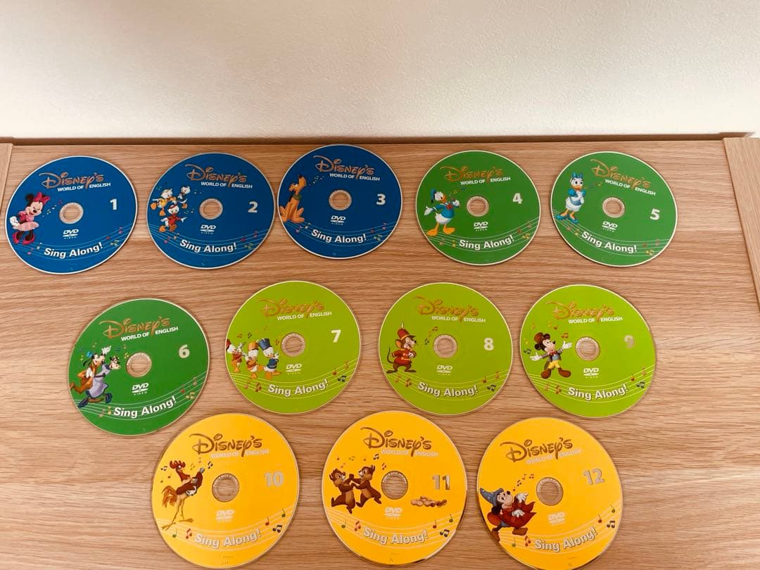 ディズニー知育DVDセット