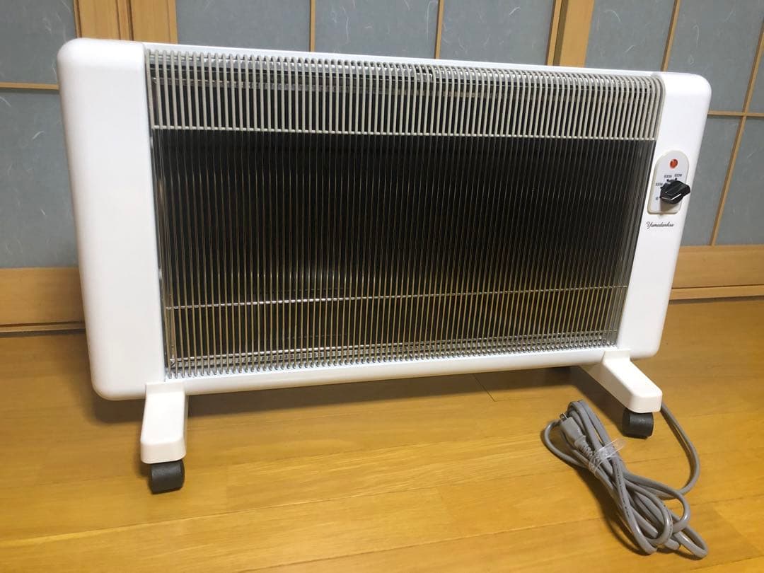 夢暖望 900型 日本製 遠赤外線 パネルヒーター ホワイト