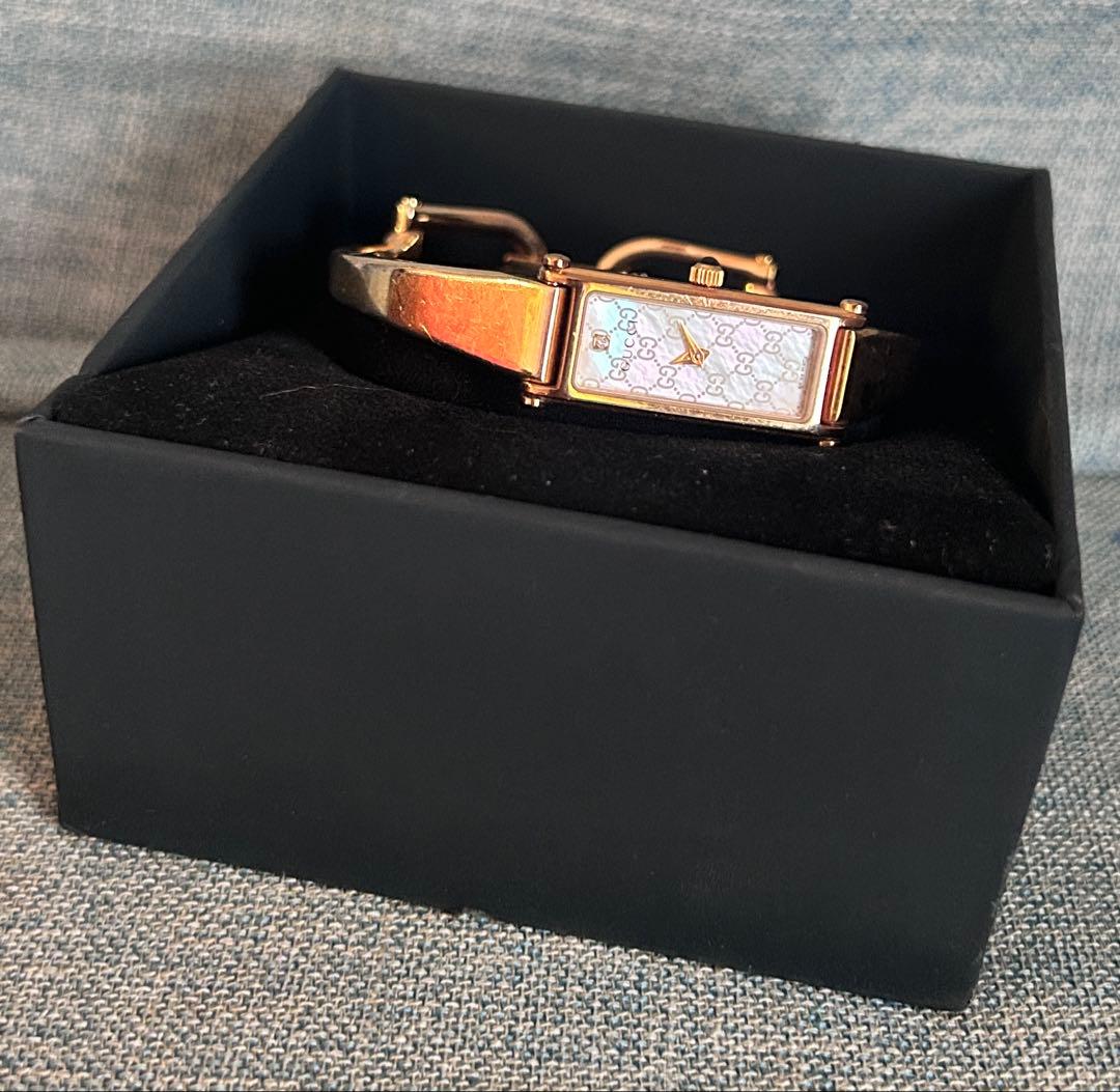 GUCCI ゴールド 時計 GGパターン