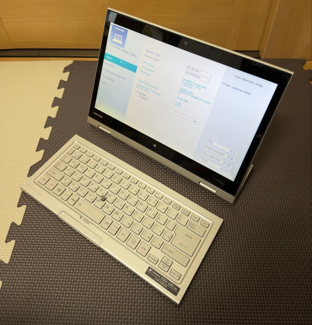 Windowsノート本体 dynabook KIRA L93 i5-4210Y/8GB/128GB