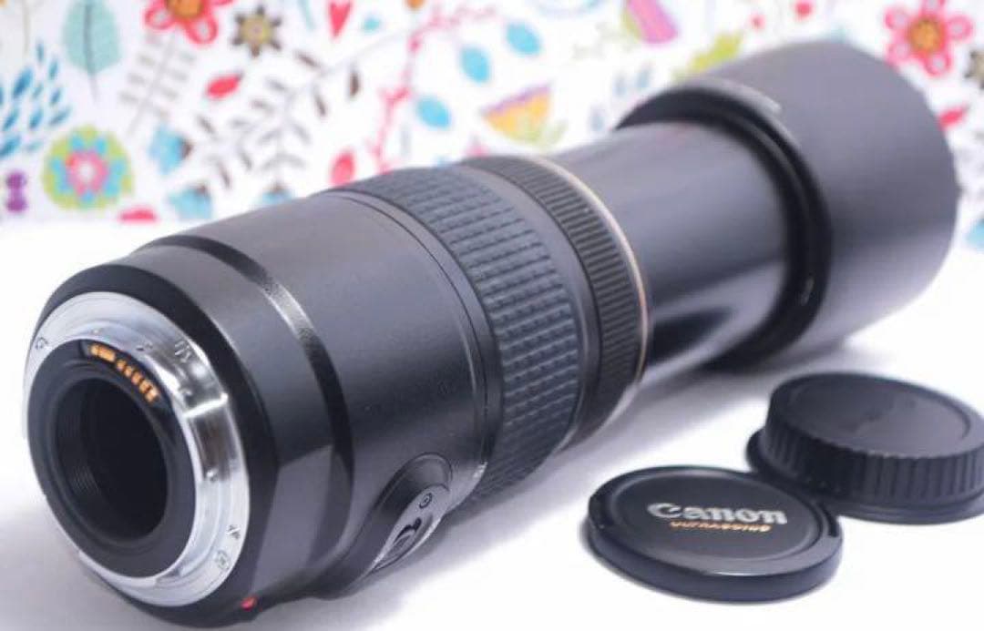 Canon EF 75-300mm IS USM☆望遠レンズ☆フィルター付