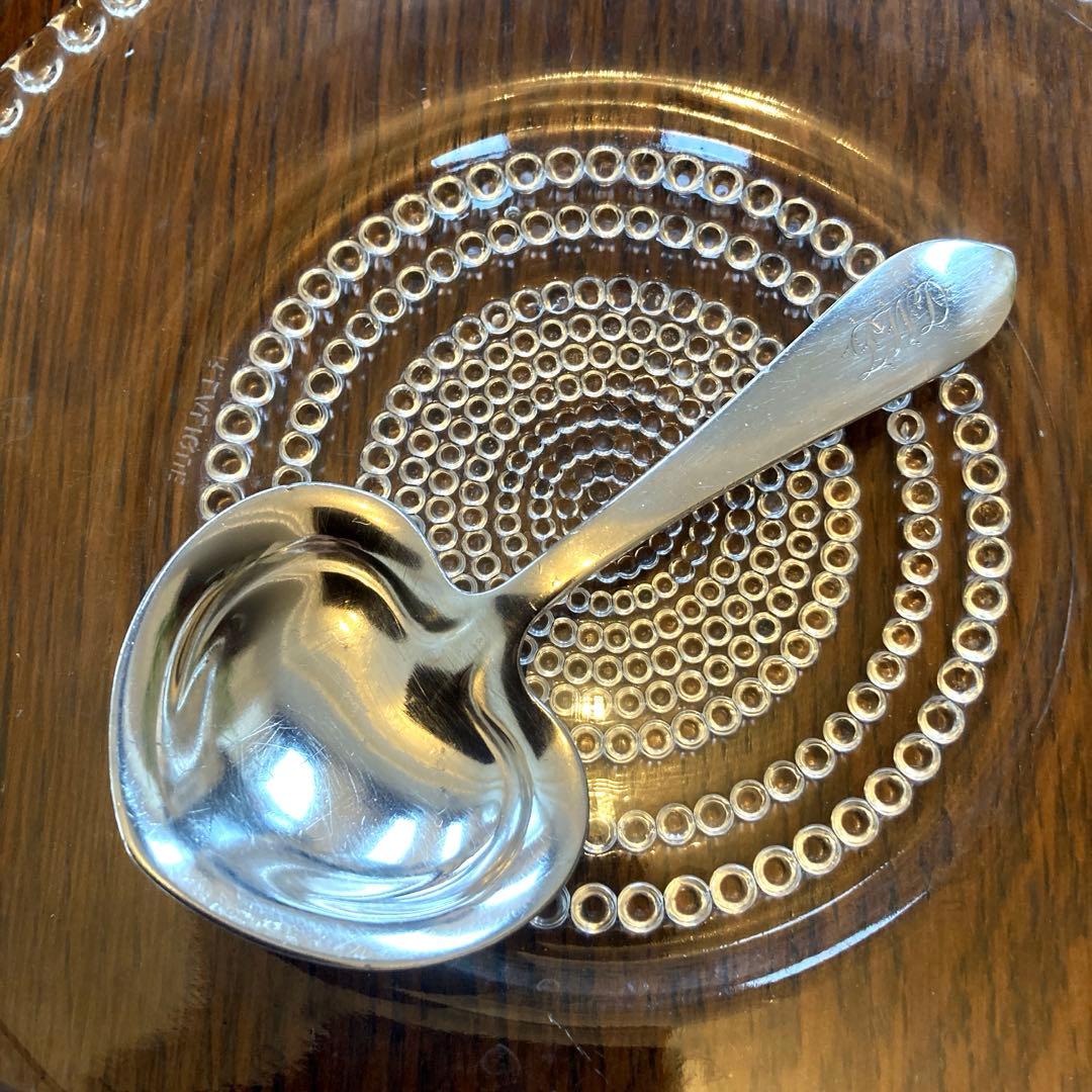 傷あり　Tiffany 純銀　ティーキャディー　スプーン　Faneuil
