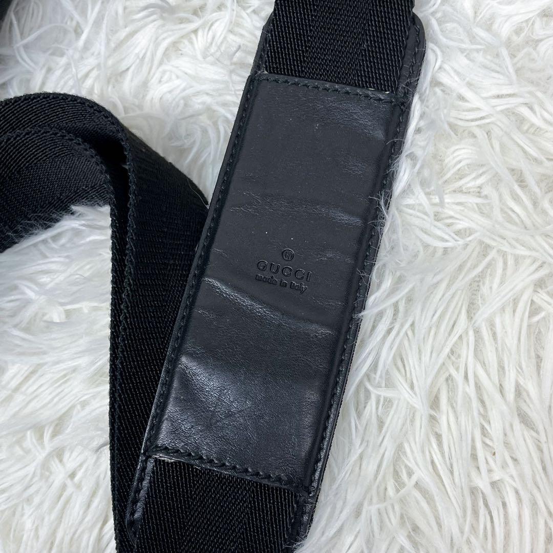 グッチ シマ メッセンジャーバック 大容量 ロゴプレート ショルダーバッグ A4