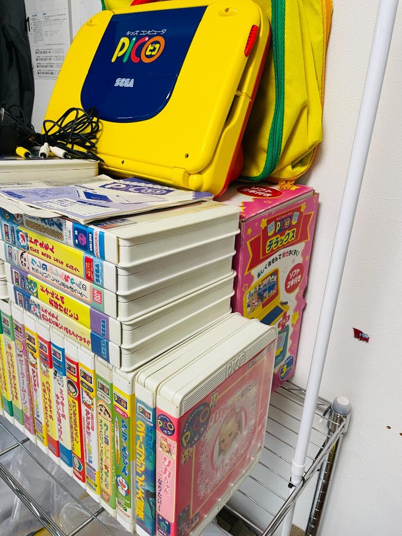 SEGA PICO ピコ　本体　絵本ソフトセット　AVケーブル付　知育玩具