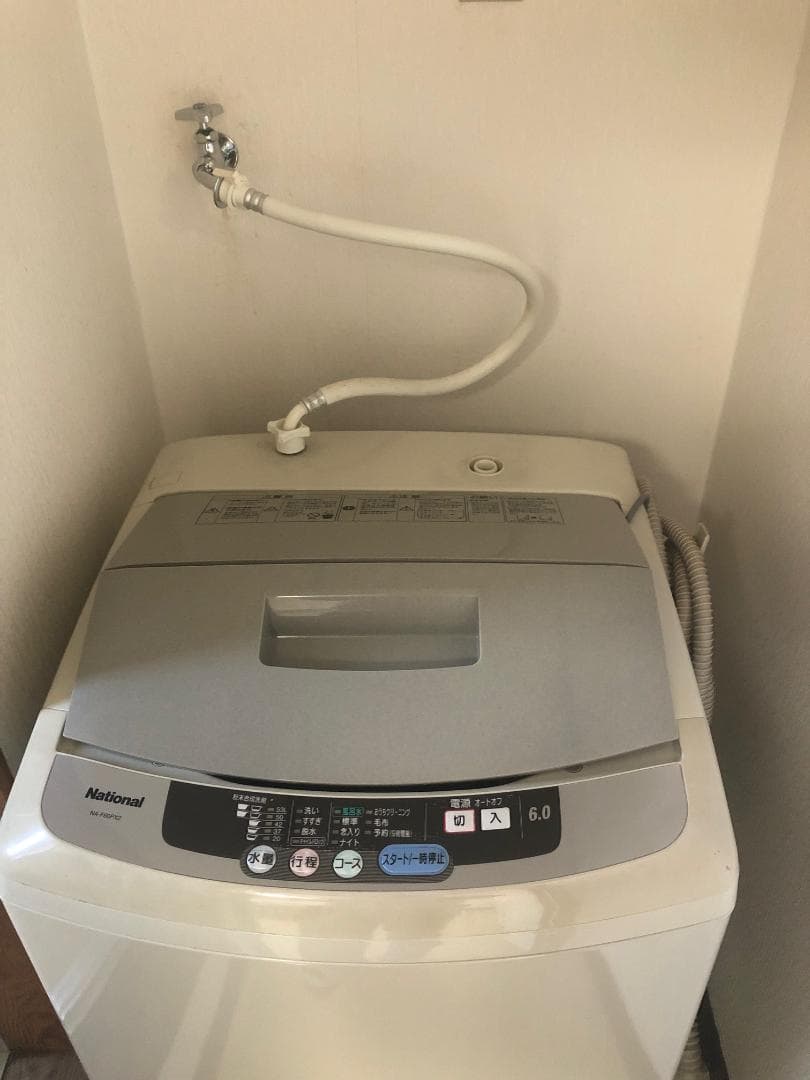 【動作良好・送料込】ナショナル(現パナソニック) 全自動洗濯機 6kg