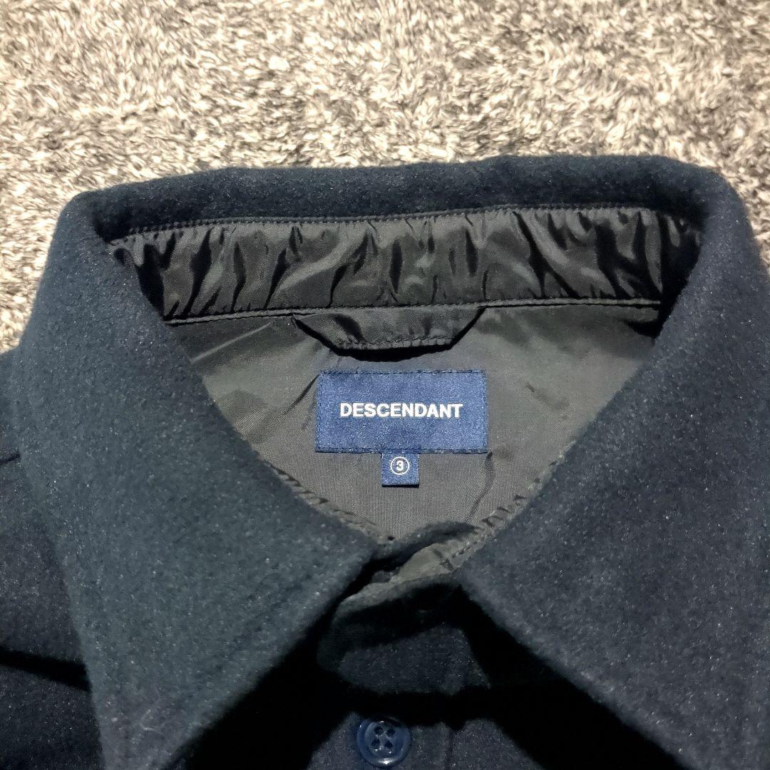 トップス DESCENDANT/CPOC MELTON SHIRT (NAVY)