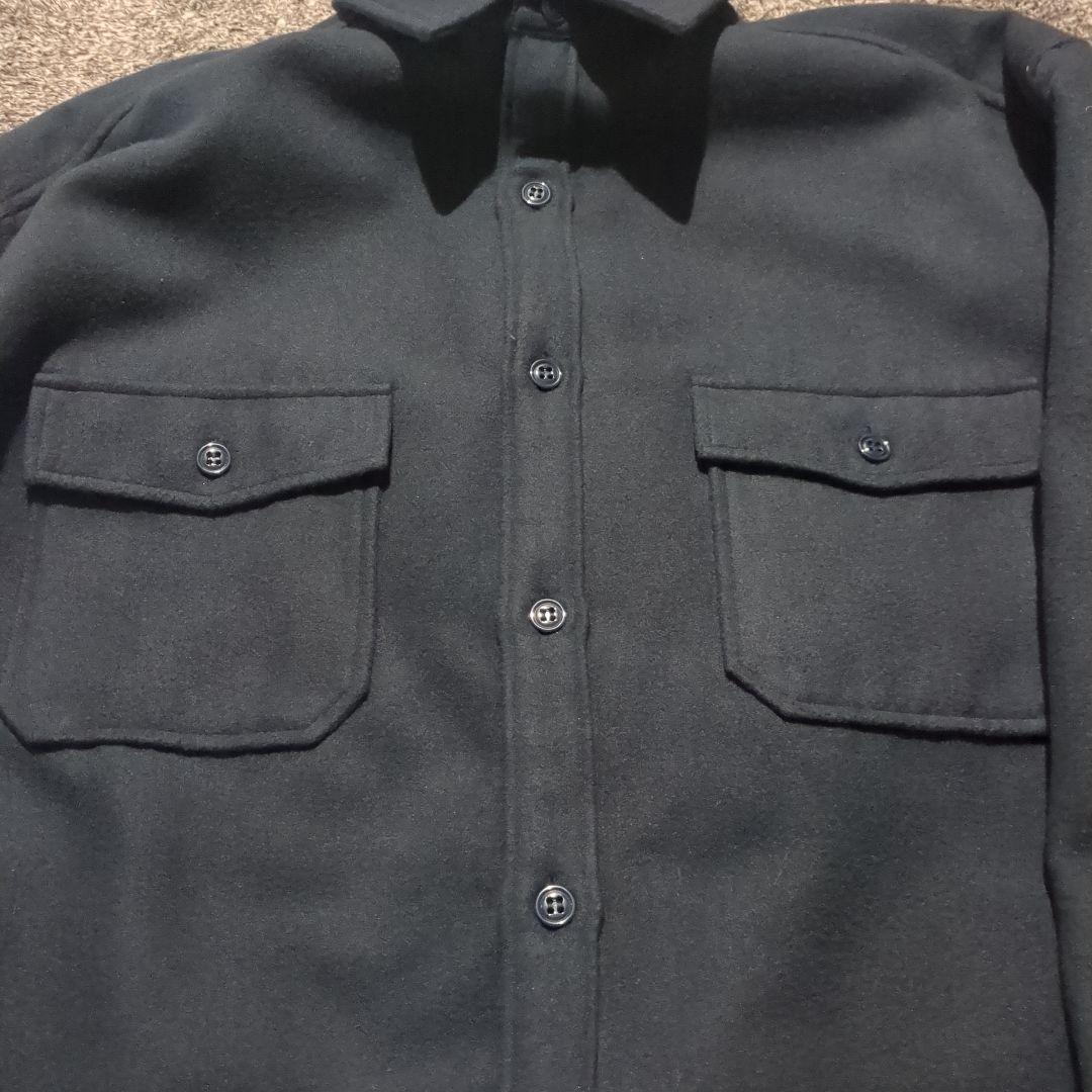 トップス DESCENDANT/CPOC MELTON SHIRT (NAVY)