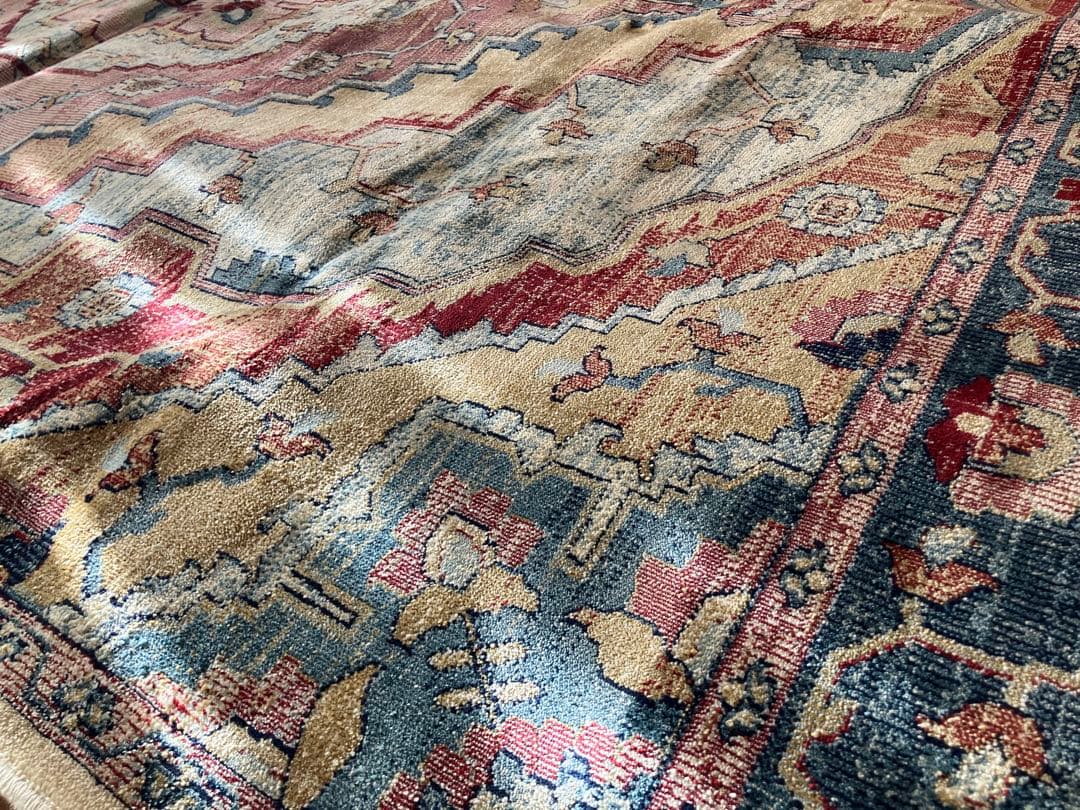 ザラホーム　モロッコキリムモチーフVintage大判ラグ