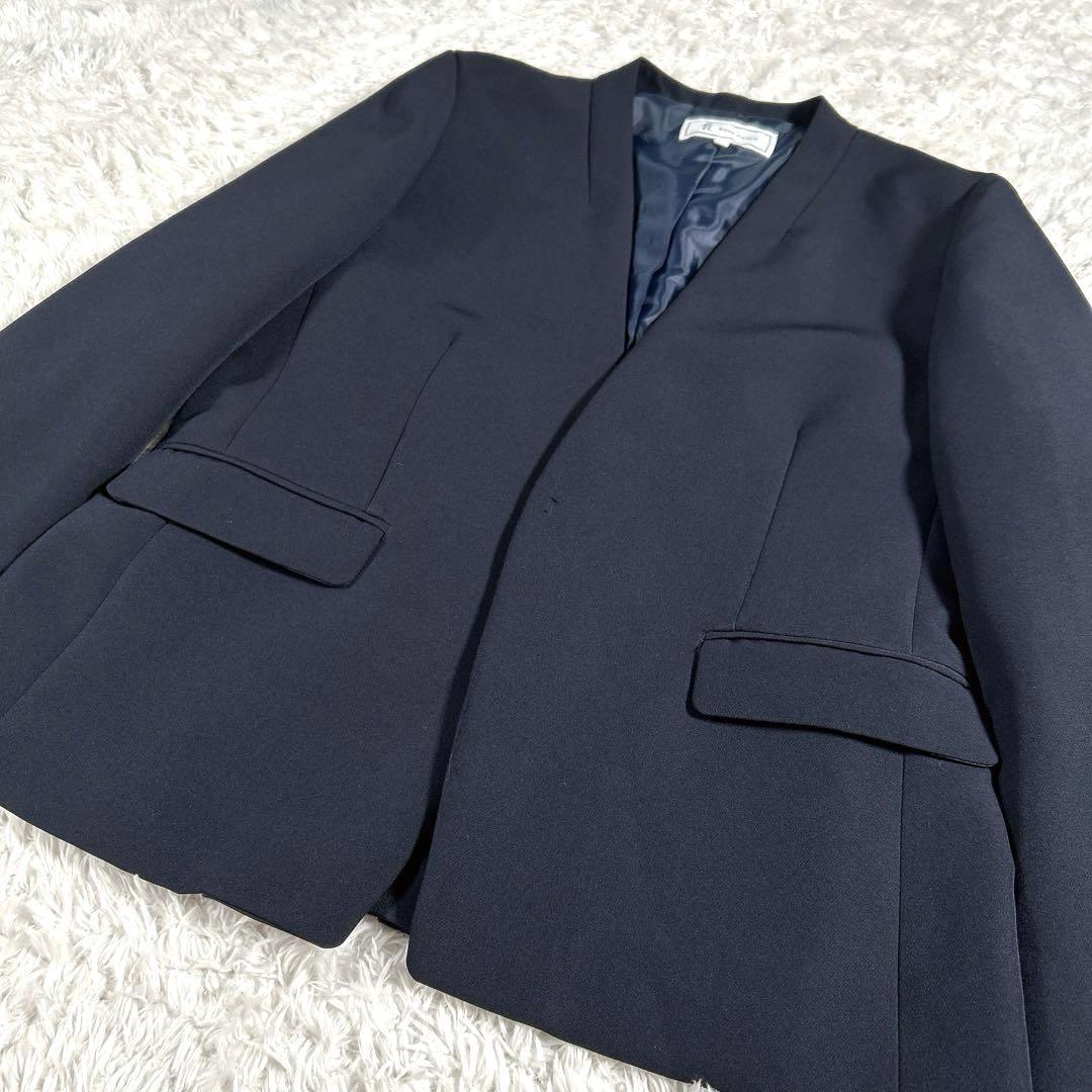 ROPE PICNIC　パンツスーツ　360°ウルトラストレッチ　ネイビー　40