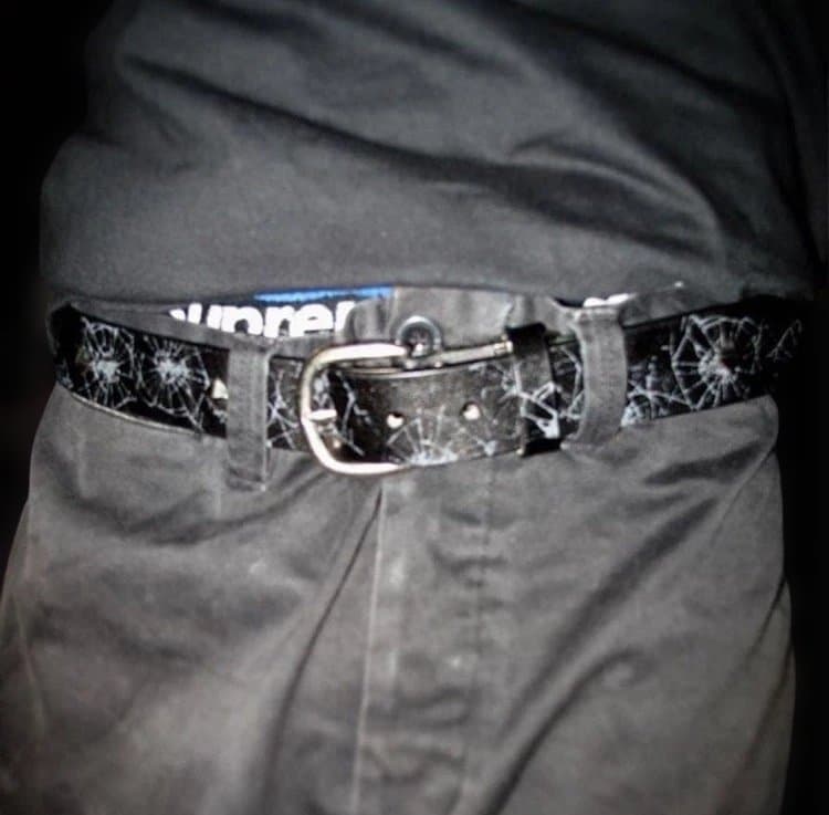 リトルウィロー　スタッズベルト　黒　little willow