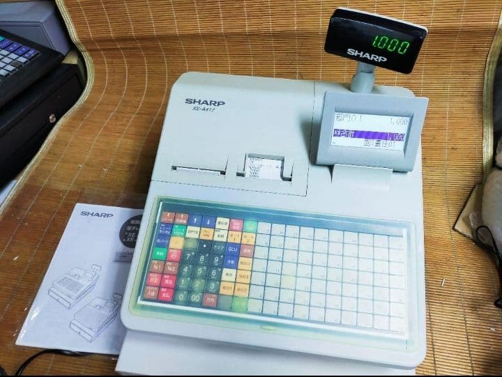 シャープレジスター　XE-A417　PC連携売上管理　最上位機種　356118