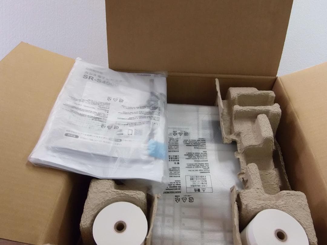 カシオSR-S4000-20SWE設定無料　レジスター　25040801