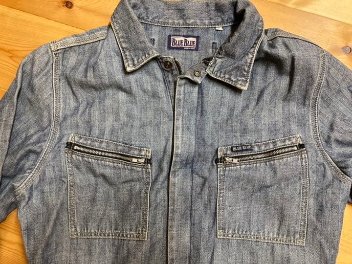 【希少】BLUE BLUE デニムオーバーオール