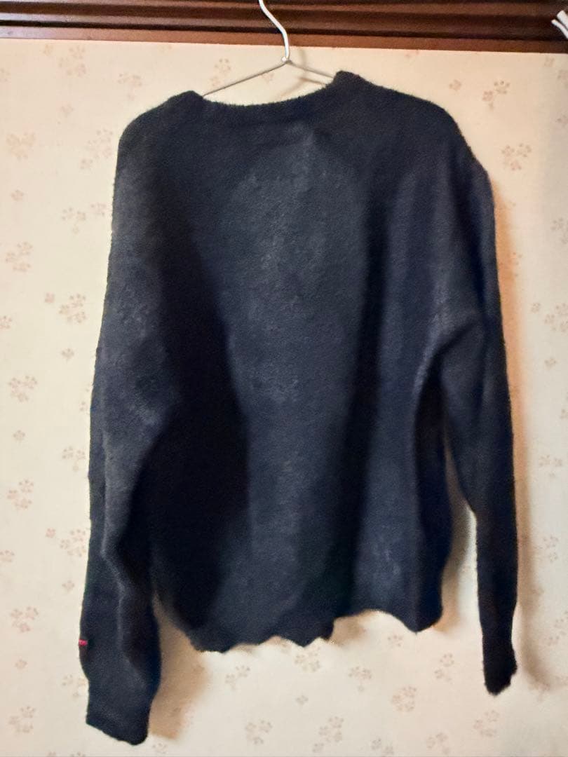 fubu 黒ニット セーターPxrge Trxxxper着用風