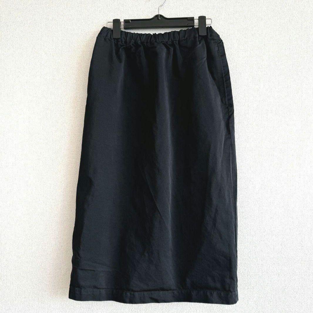 【美品】コムデギャルソン コムコム タイトスカート ポリ 縮絨 黒 S